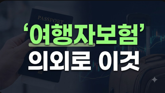 여행자보험 보장 비교 기준 3가지와 나에게 맞는 플랜 선택법