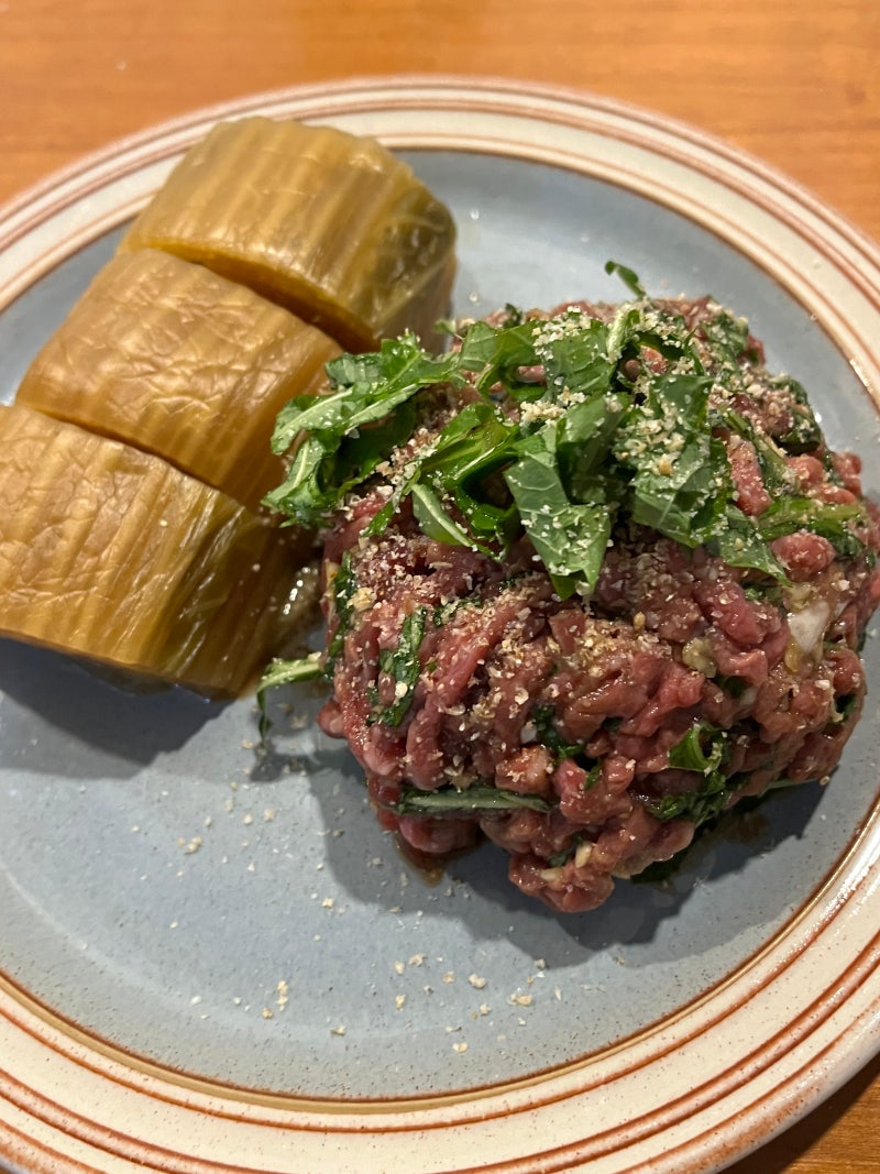 육회 깻잎 무침 만들기 | 육깻무 간단 레시피 직접 먹어본 후기