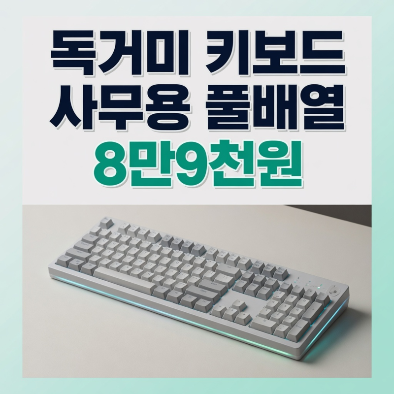 독거미 키보드 f108 유통가, 롯데하이마트 보도에 나온 8만9천원의 기준