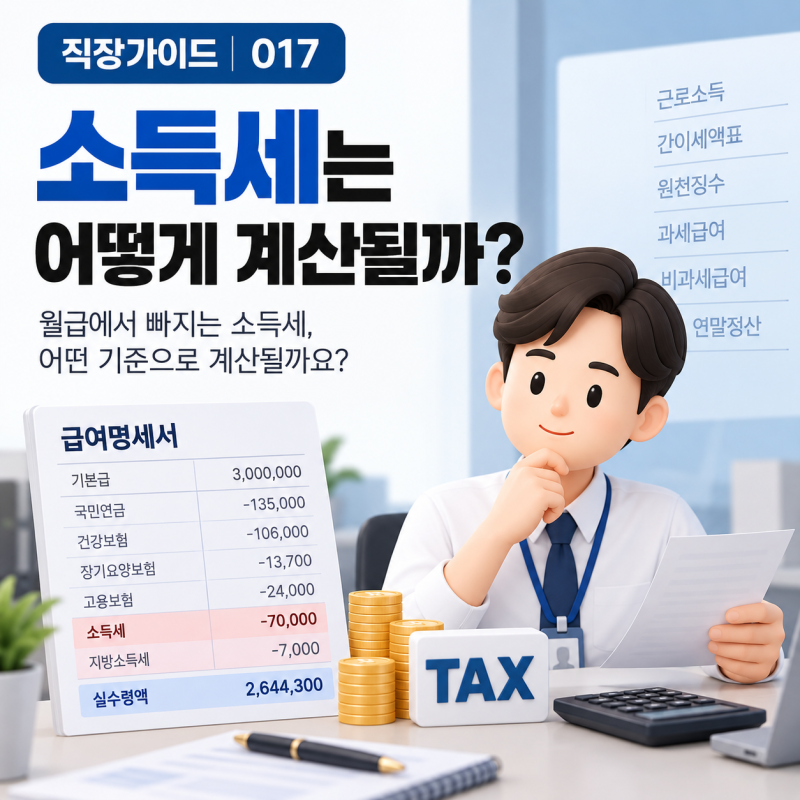 직장가이드017 │ 같은 월급인데 소득세가 다른 이유