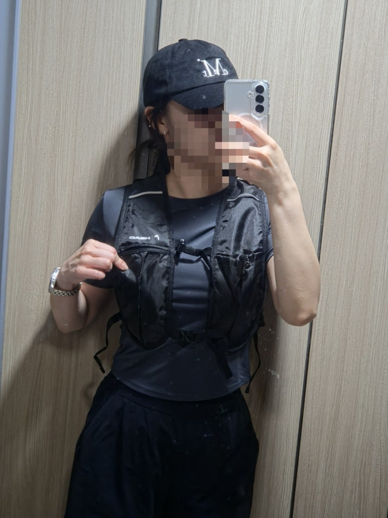 다이소 러닝용품 러닝조끼 실착용 솔직후기