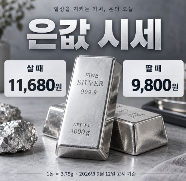 은값 시세 다시 오를까? 9월 국제 은 64달러대, 향후 전망