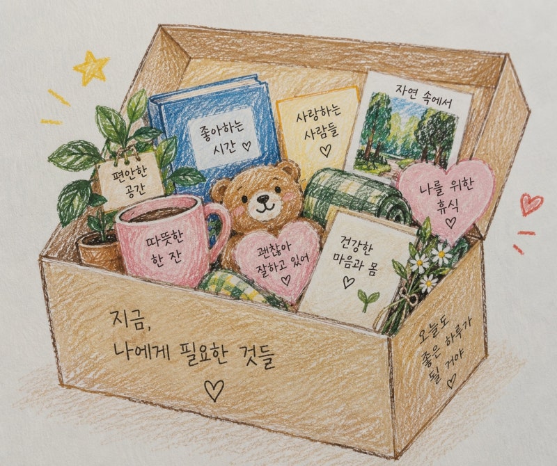 [미술심리] 마음 상자 만들기 (무료도안 첨부)