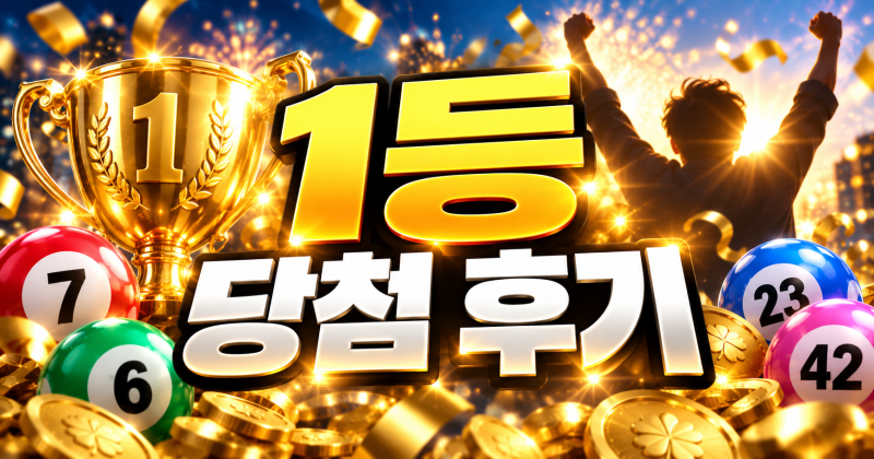 로또·스피또 1등 실제 당첨 후기 모음 — 당첨자들이 공통적으로 하는 말 (그리고 그 뒤에 하....