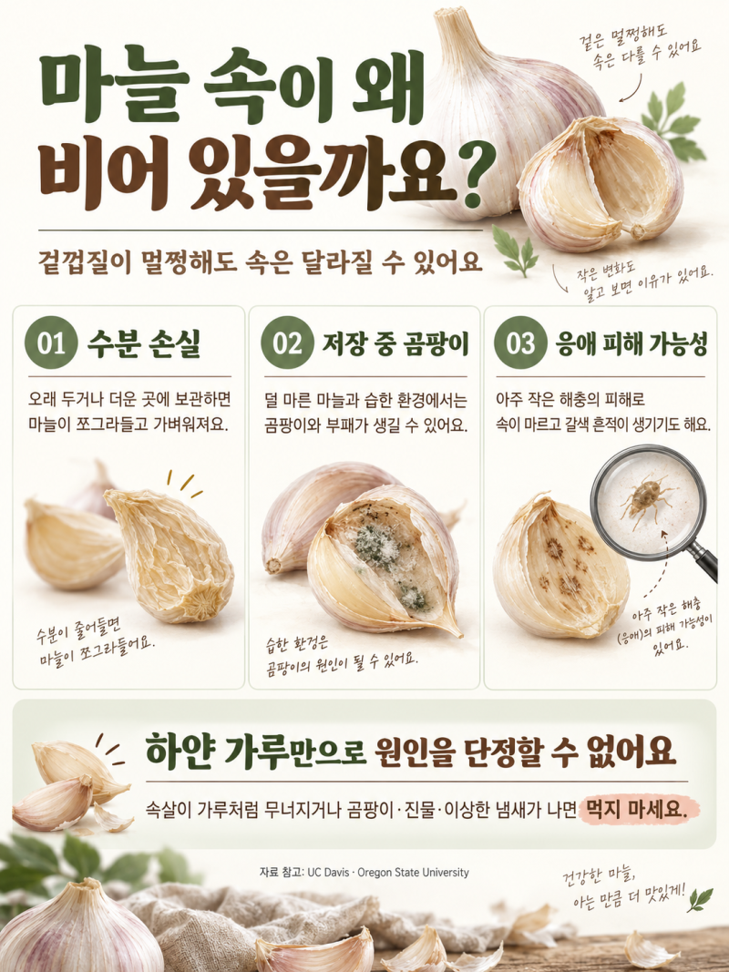 햇마늘, 왜 껍질만 남았을까?통마늘 보관법