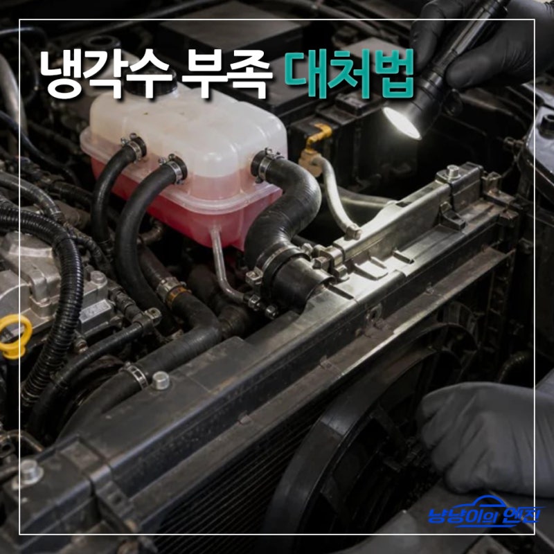 냉각수 부족인 줄 알고 보충했다가 큰일 납니다, 경고등 대처법
