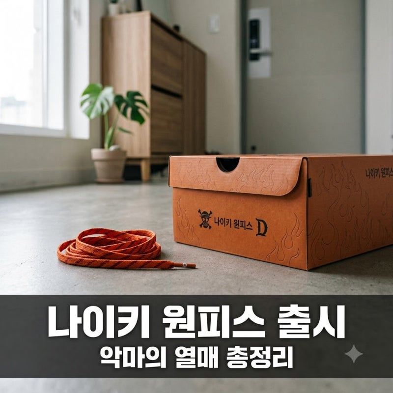 "이거 또 품절 대란 나겠네요" 나이키 원피스 콜라보 출시일 구매 팁 총정리