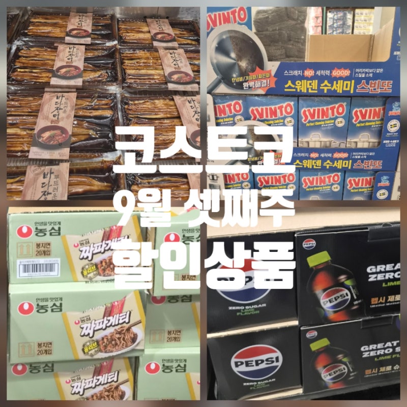 코스트코 9월 셋째주 할인상품 이번주 할인행사 추천상품 총정리