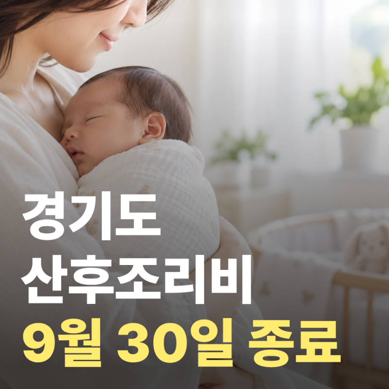 경기도 산후조리비 50만원 9월 30일 지원 종료, 마감 전 필수 신청 팁과 대체 혜택