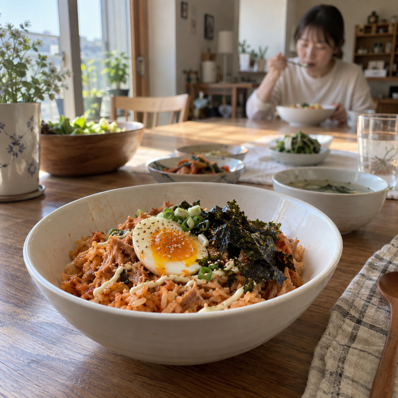 참치마요 비빔밥, 캔참치 기름 버리면 절대 안 되는 이유