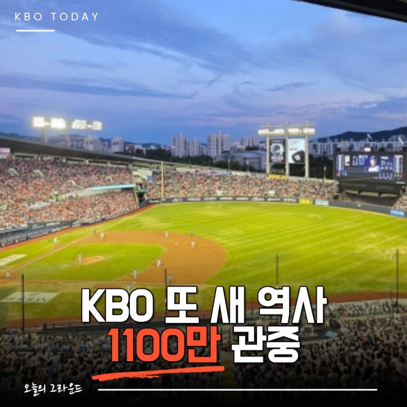 "요즘 야구장 왜 이렇게 사람 많나?" 1100만 관중 숫자 뜯어보니
