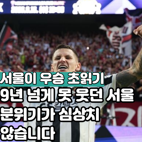 "클리말라 극장골 두 방" 서울, 10년 만에 웃었다