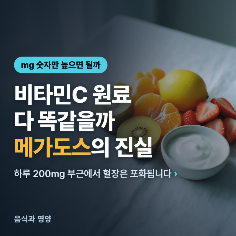 비타민C......메가도스의 진실