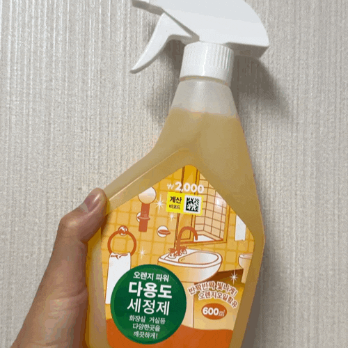 다이소 다용도 세정제 오렌지 내돈내산 후기! 가스레인지 후드 기름때 제거 꿀팁