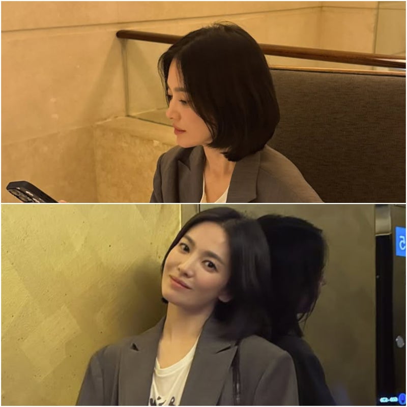 송혜교 헤어 숏컷 기르고 여자 보브 단발, 40대 헤어스타일 분위기 제대론데?