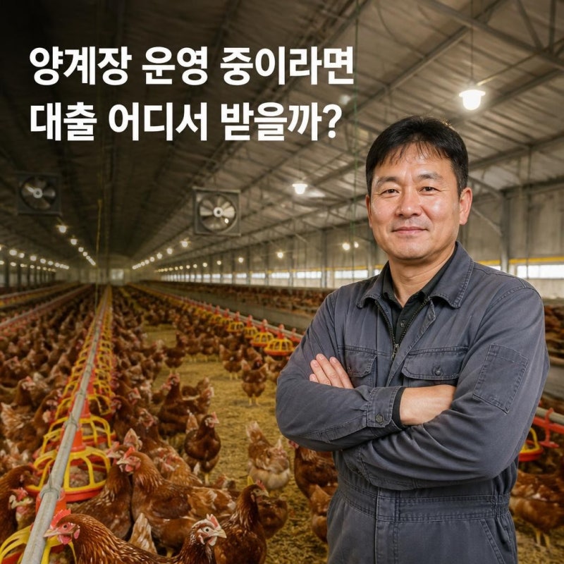 양계장 정책자금, 농신보만 가능할까? 양계장 대출 받을 수 있는 방법