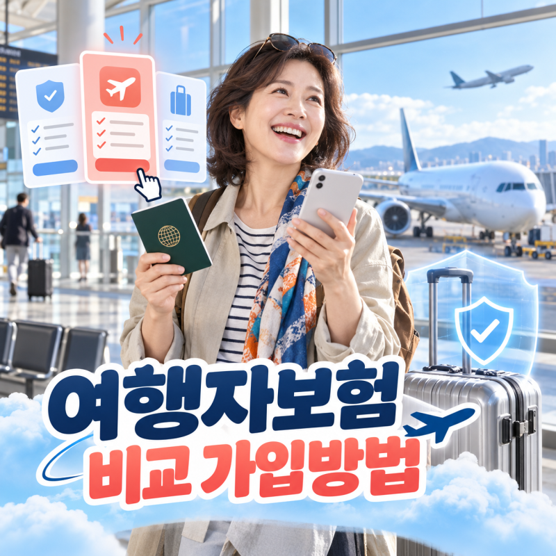 여행자보험 비교 가입 방법, 해외여행 전 꼭 확인할 보장과 주의사항