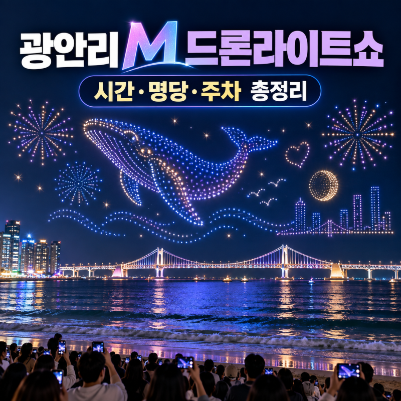 광안리 가볼만한곳 찾는다면｜광안리 M 드론라이트쇼 시간·명당·주차 총정리