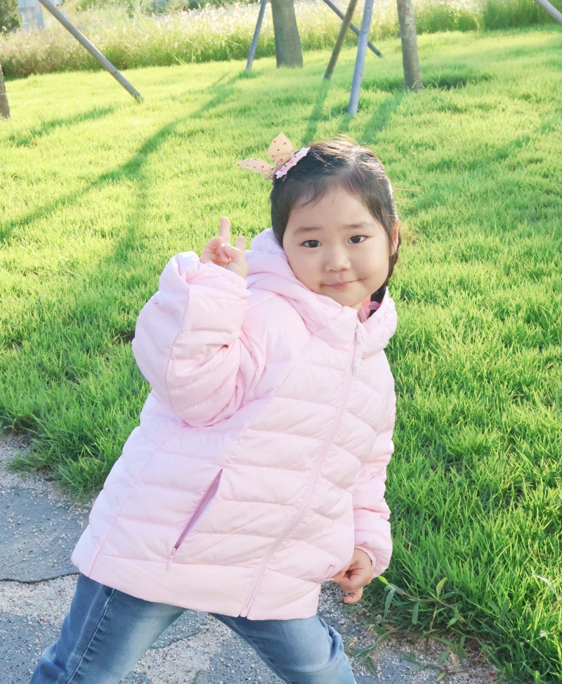키즈경량패딩 키즈패딩 내셔널지오그래픽 여아 유아옷 110