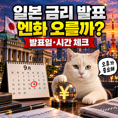 일본 금리 발표일·발표시간 언제? 엔화 환율 오를까