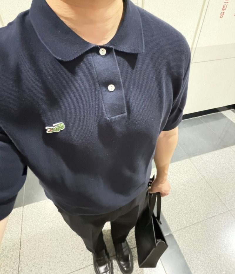 라코스테 프렌치 레귤러 반팔, 일반 레귤러핏과 다른 점과 실착 후기
