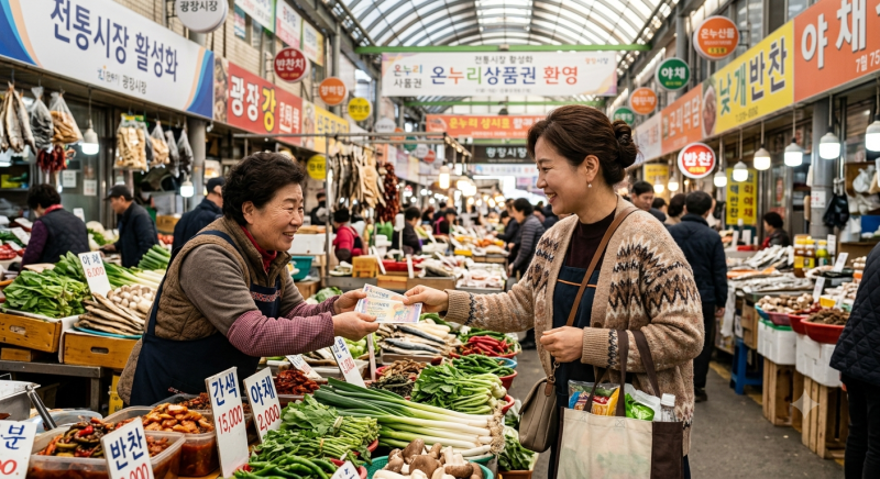 온누리상품권 환급받는 방법 (전통시장 현장 환급부터 앱 페이백까지)