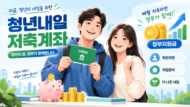 월 10만원 넣었는데 3년 뒤 1,440만원? 청년내일저축계좌 조건