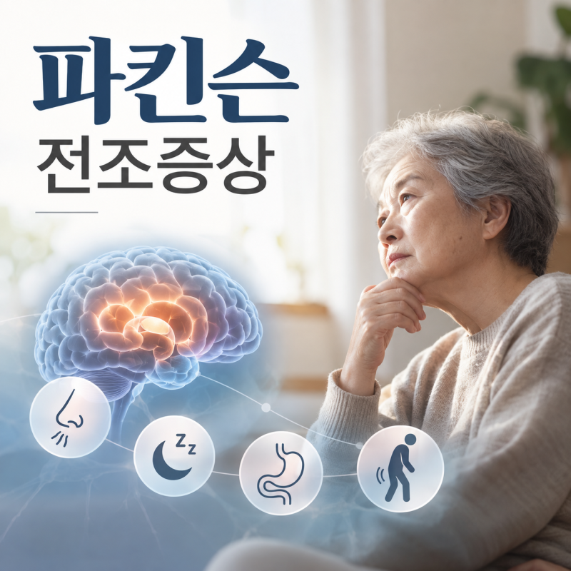파킨슨 전조증상, 손떨림보다 먼저 나타날 수 있는 신호는?