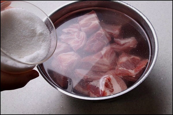 집에서 다시 만든 시판용 양념장으로 압력솥 돼지갈비찜 맛내기 순서