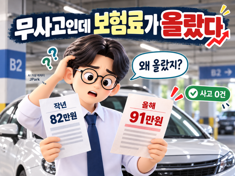사고 한 번 없었는데 보험료가 올랐습니다｜자동차보험 갱신 때 비싸지는 이유