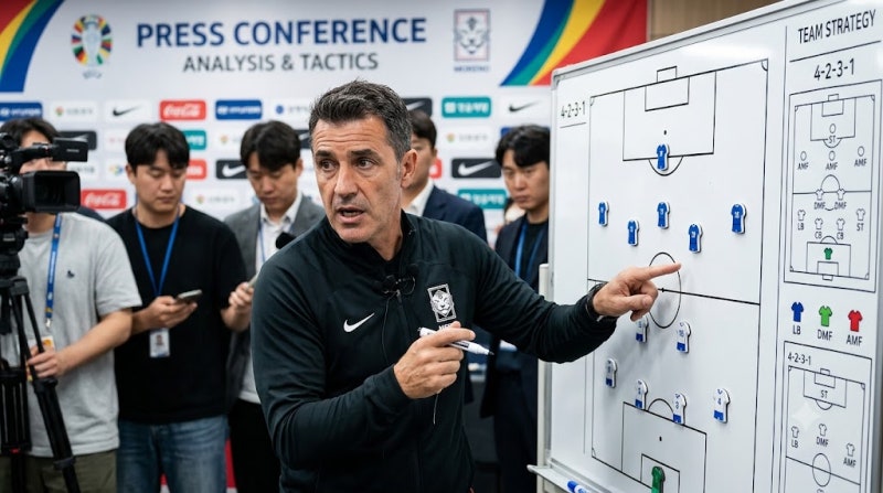 한국 축구 국가대표팀 모레노 감독 전술 인터뷰 분석: 포메이션 및 포지션별 선발 명단 총정....