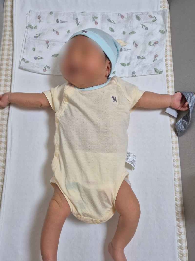 블루독베이비 쿨펀칭세트바디수트 3개월(70)사이즈 후기