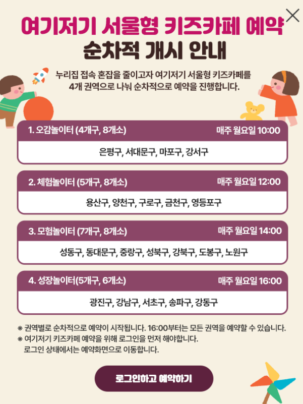 서울형키즈카페 여기저기키카 마곡하늬공원 이용요금부터 예약방법까지