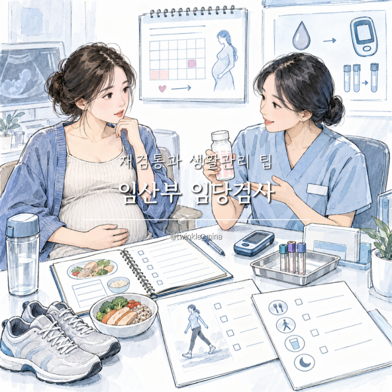 임산부 임당검사 시기 방법 임당 재검통과 생활관리 팁