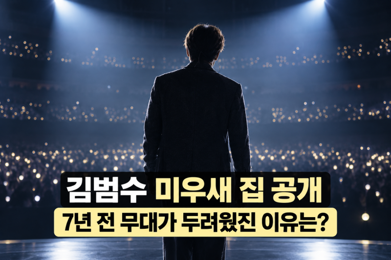김범수 미우새 집 공개, 7년 전 무대가 두려워진 이유는?