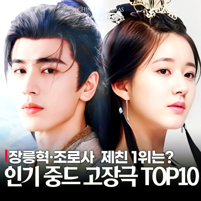 장릉혁 조로사도 제쳤다? 최근 5년 조회수로 본 인기 중드 추천 사극 순위 TOP10