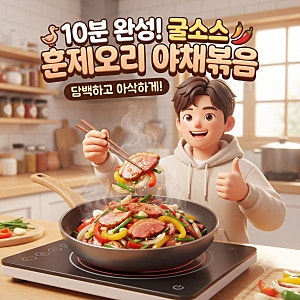 느끼하지 않고 아삭한 훈제오리 야채볶음 만드는 법 (굴소스 실패 없는 레시피)
