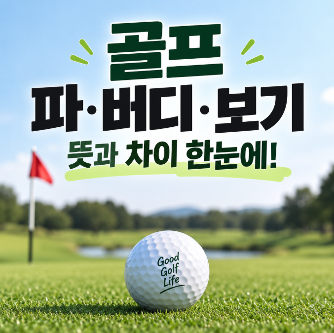 골프 파·버디·보기 뜻은? 초보가 알아야 할 스코어 용어 정리