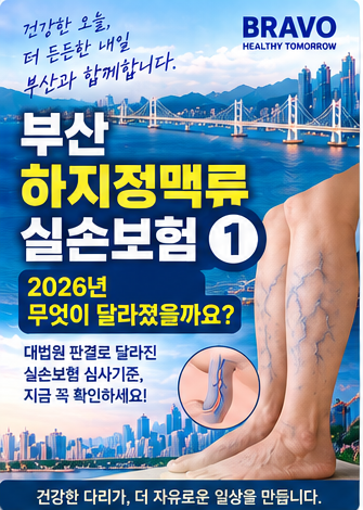 부산 하지정맥류 실손보험 ① 2026년 무엇이 달라졌을까요? 입원 실비 변경 총정리