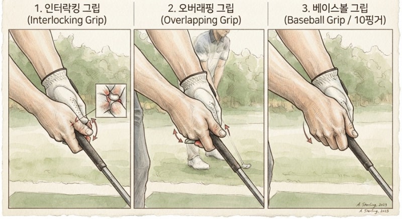 골프 초보 탈출 프로젝트! 후회 없는 올바른 골프 그립 잡는 방법 총정리️