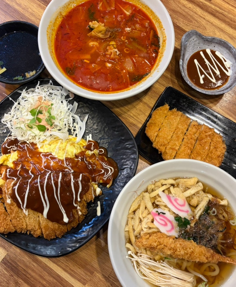 이천 롯데아울렛 식당 푸짐하고 맛있는 빠빠킹돈까스