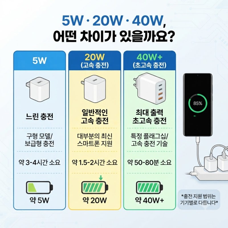 아이폰 완속 충전기 뜨면 바꿔야 할까? 새 충전기가 필요한 경우는 따로 있습니다