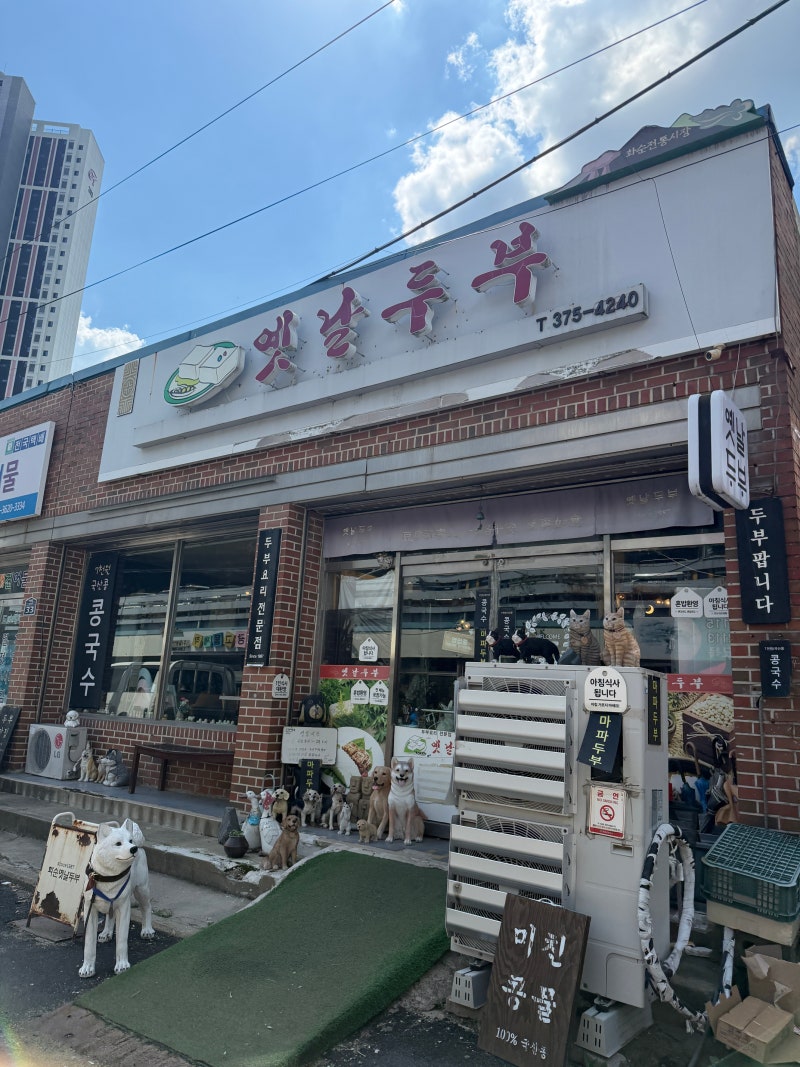 화순 옛날두부 맛집｜건강하고 든든한 한 끼 먹고 왔어요
