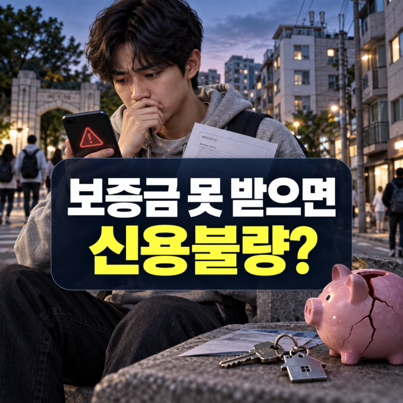대학가 전세보증금 미반환, 대출 있으면 신용불량 될까? 공인중개사 계약 전 체크리스트