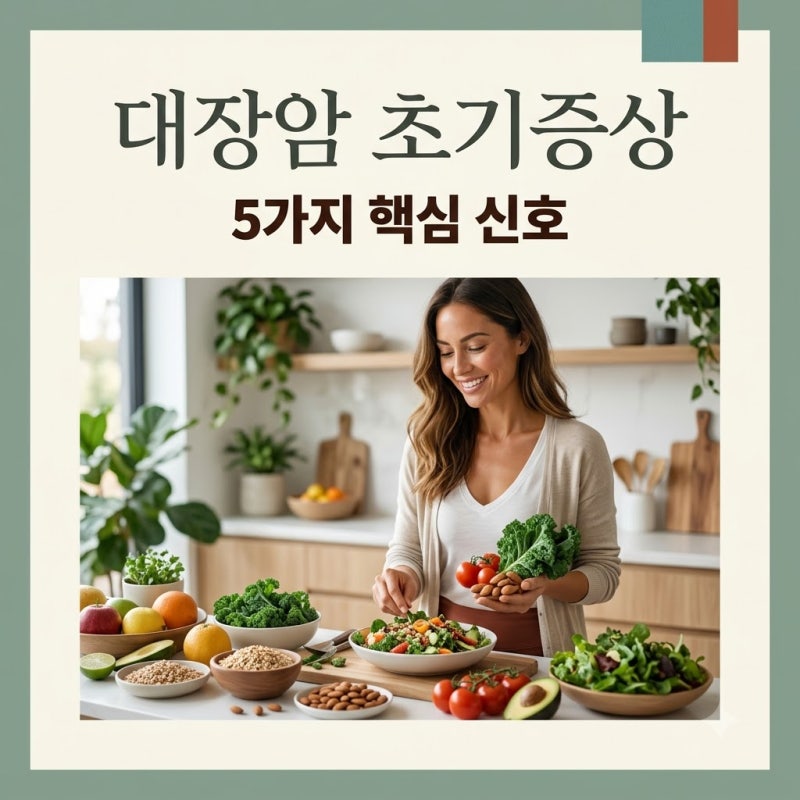 대장암 초기증상 5가지와 위치별 의심 신호 꼭 확인하세요
