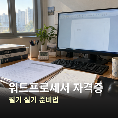 워드프로세서 자격증, 필기와 실기 준비가 다른 이유