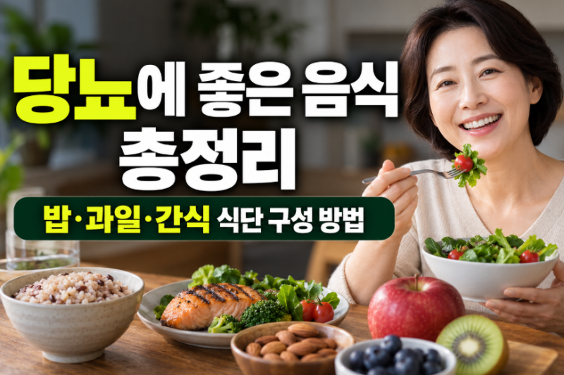 당뇨에 좋은 음식 총정리｜밥·과일·간식 식단 구성 방법