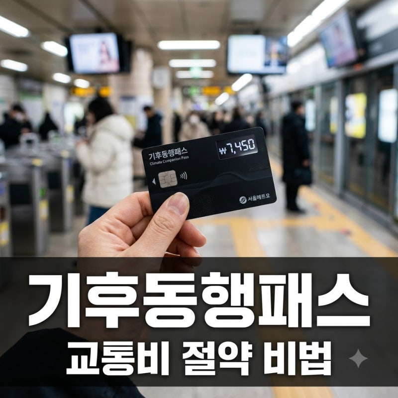 기후동행패스 9월부터 확 바뀐다! 최대 30% 환급받는 법과 카드 교환 총정리