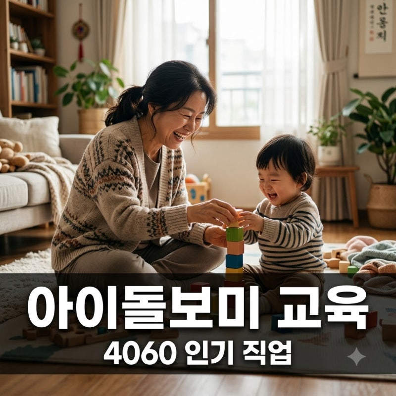 "아이도 보고 돈도 벌고.." 4060 여성이 줄 서서 찾는 아이돌보미교육기관 정체