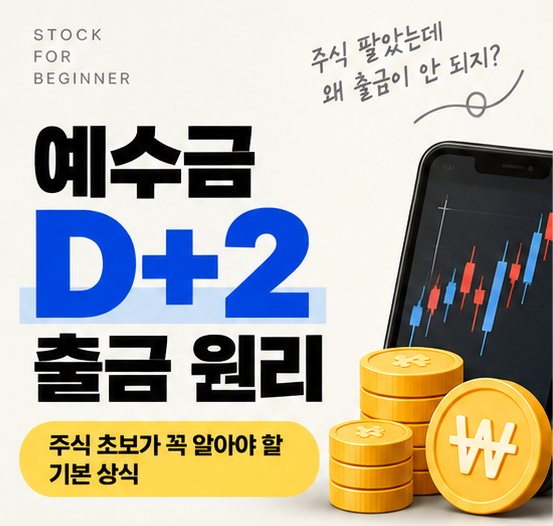 주식 처음 시작할 때 제일 헷갈리는 예수금 D+2 출금 원리 완벽 정리